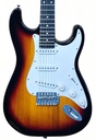 Memphis YSKG013TS Stratocaster 3 Tone Sunburst Guitarra Eléctrica 1