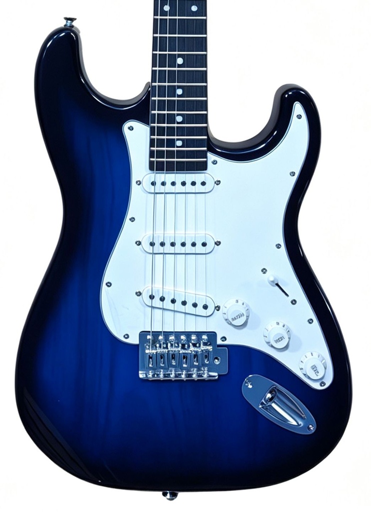 Memphis YSKG01BL Stratocaster Azul Guitarra Eléctrica 1