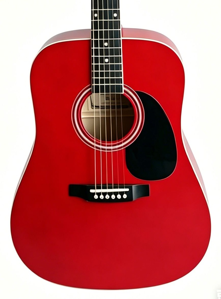 Memphis FG02941RD Guitarra Acústica Roja 1