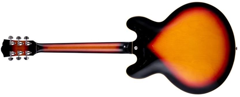 SX SEL6VS Semicaja Vintage Sunbust Guitarra Eléctrica 1