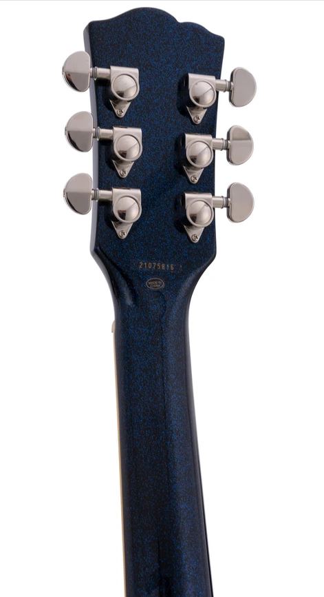 SX SEL6GBU Semicaja Glitter Blue Guitarra Eléctrica 4