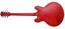SX SEL6FOTRD Semicaja Transparent Red Guitarra Eléctrica 1