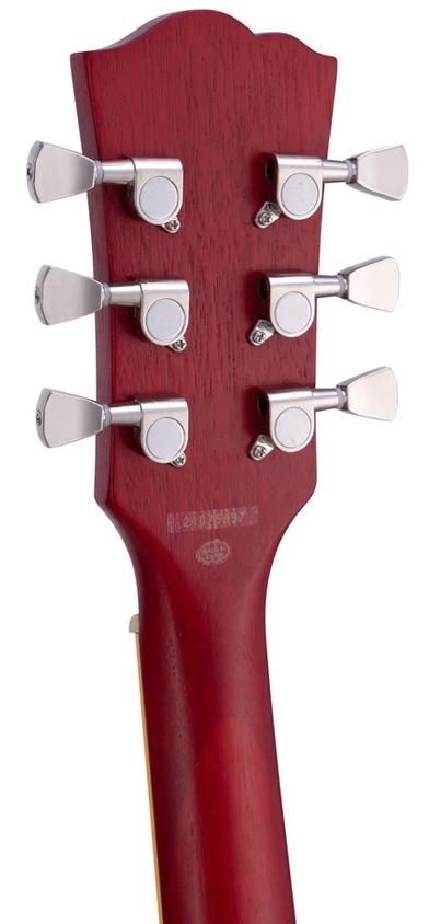 SX SEL6FOTRD Semicaja Transparent Red Guitarra Eléctrica 4