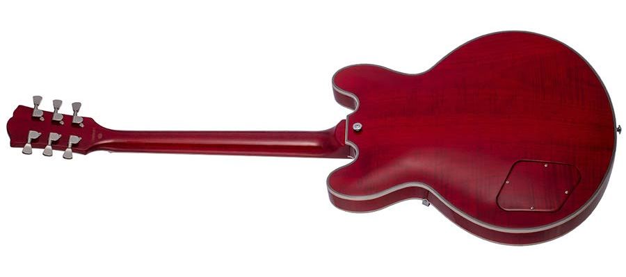 SX SEL6CTRD Archtop Transparent Red Guitarra Eléctrica 1
