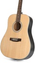 SX SD204TBK Trans Black Guitarra Acústica 2