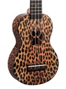 Mahalo MA1CH Art II Series Cheetah Ukelele Soprano 1