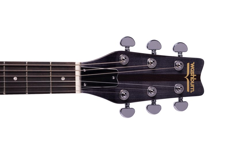 Washburn H10TB-U Wing Series Hawk Trans Black Guitarra Eléctrica 3