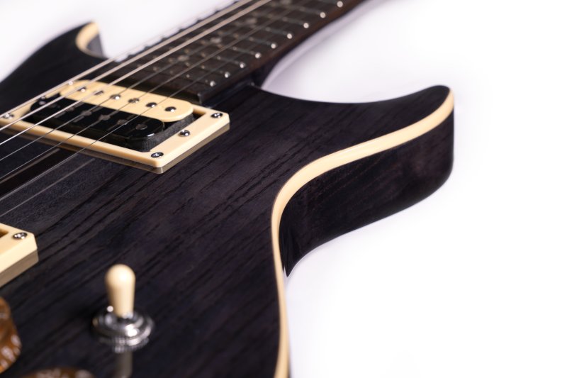 Washburn H10TB-U Wing Series Hawk Trans Black Guitarra Eléctrica 8