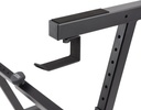On Stage KS1355 Soporte de teclado ajustable Z para 2 pianos eléctrico 2