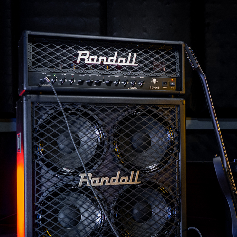 Randall RD100HE Cabezal válvulas 100W tres canales metal 3