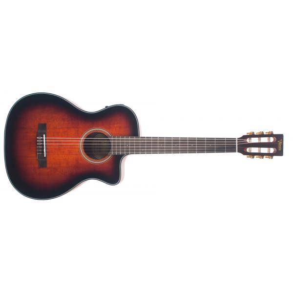 Valencia VA434CECSB Guitarra Clásica Electrificada Auditorium Sunburst
