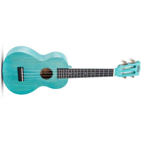 Mahalo ML2AB Ukelele Concierto Island Series Aqua Blue