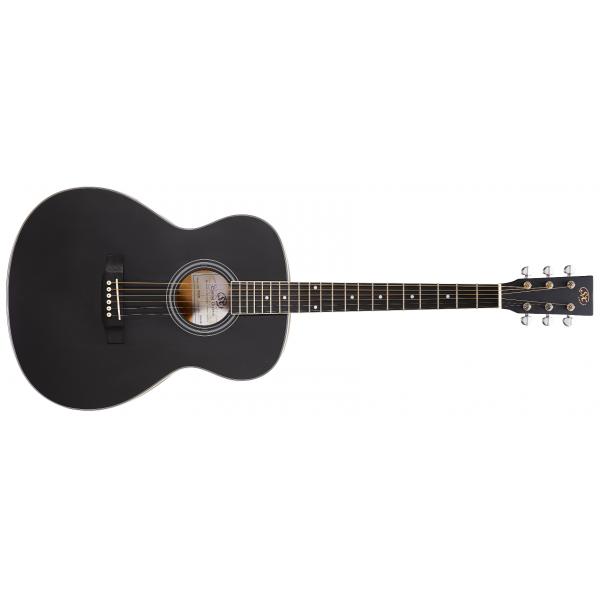 SX SO104BK Guitarra acústica Black Satin