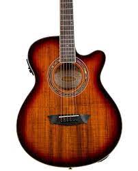 WASHBURN FESTIVAL EA55G KOA BURST GUITARRA ELECTROACUSTICA