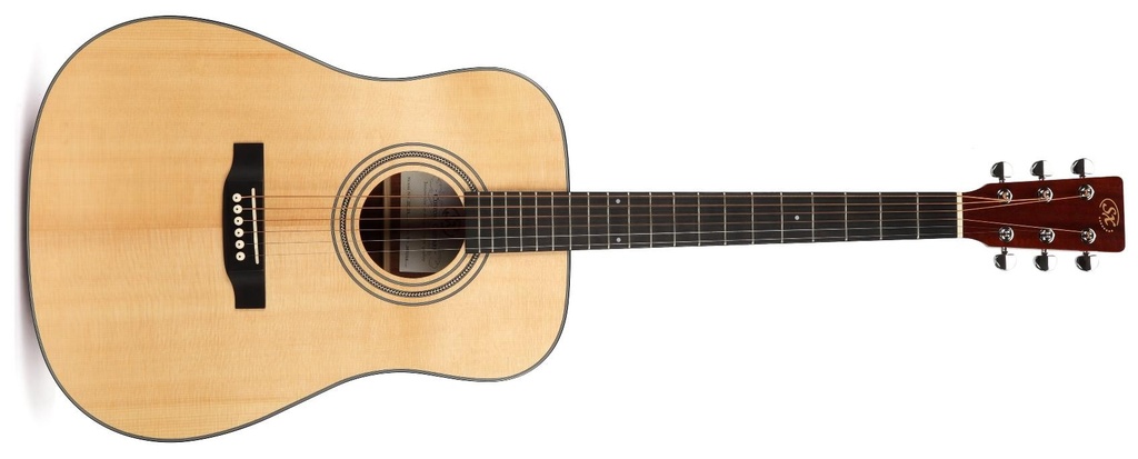 SX SD704 Guitarra Acústica Natural