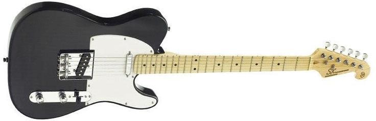 SX Guitarra Eléctrica Telecaster Negra