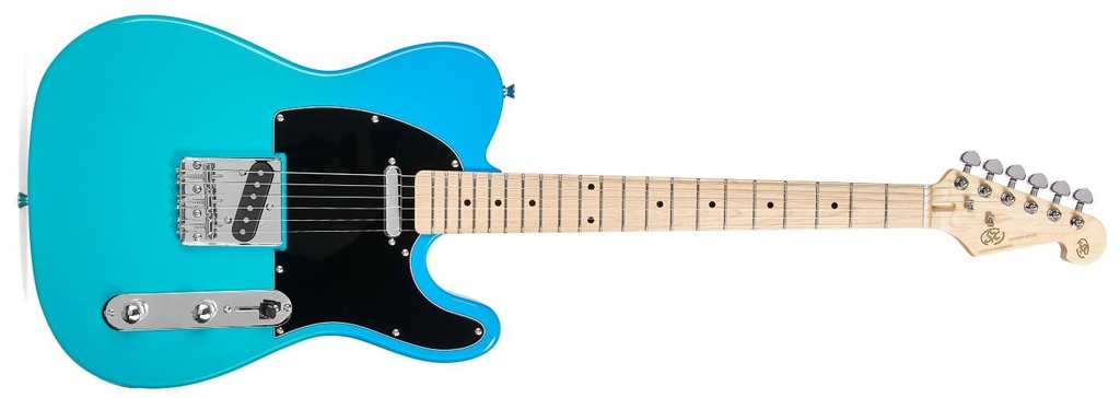 SX SEM2BG Guitarra Eléctrica Blue Glow