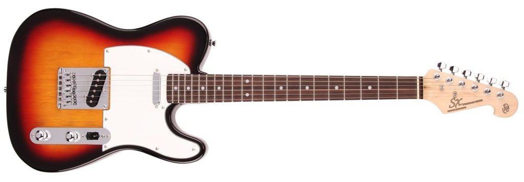 SX ED23Ts Guitarra Eléctrica 3 Tone Sunburst Con Funda