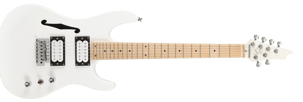 SX Hawk SEMINI Guitarra Eléctrica Blanca