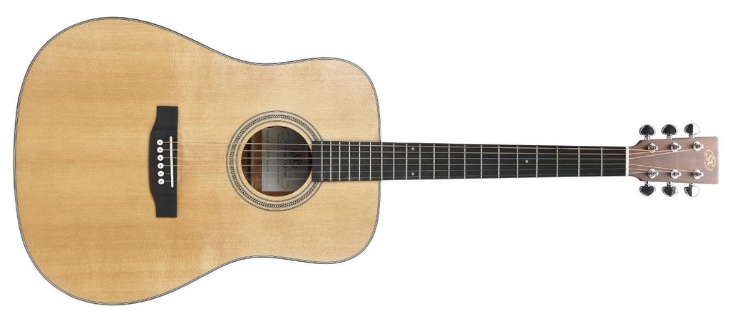 SX SD704E Guitarra Electroacústica Natural