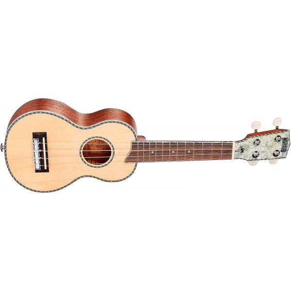 Mahalo MP2E Pearl Series Ukelele Electrificado Concierto Natural