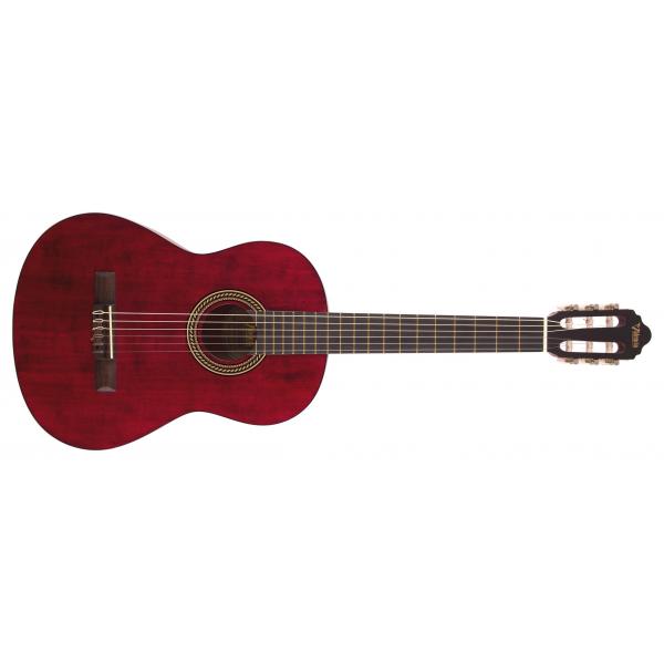 Valencia VC214TWR Guitarra Clásica Trans Wine Red