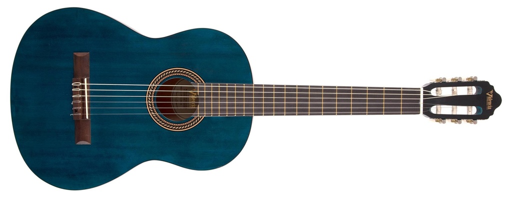 Valencia VC214TBU Guitarra Clásica Trans Blue