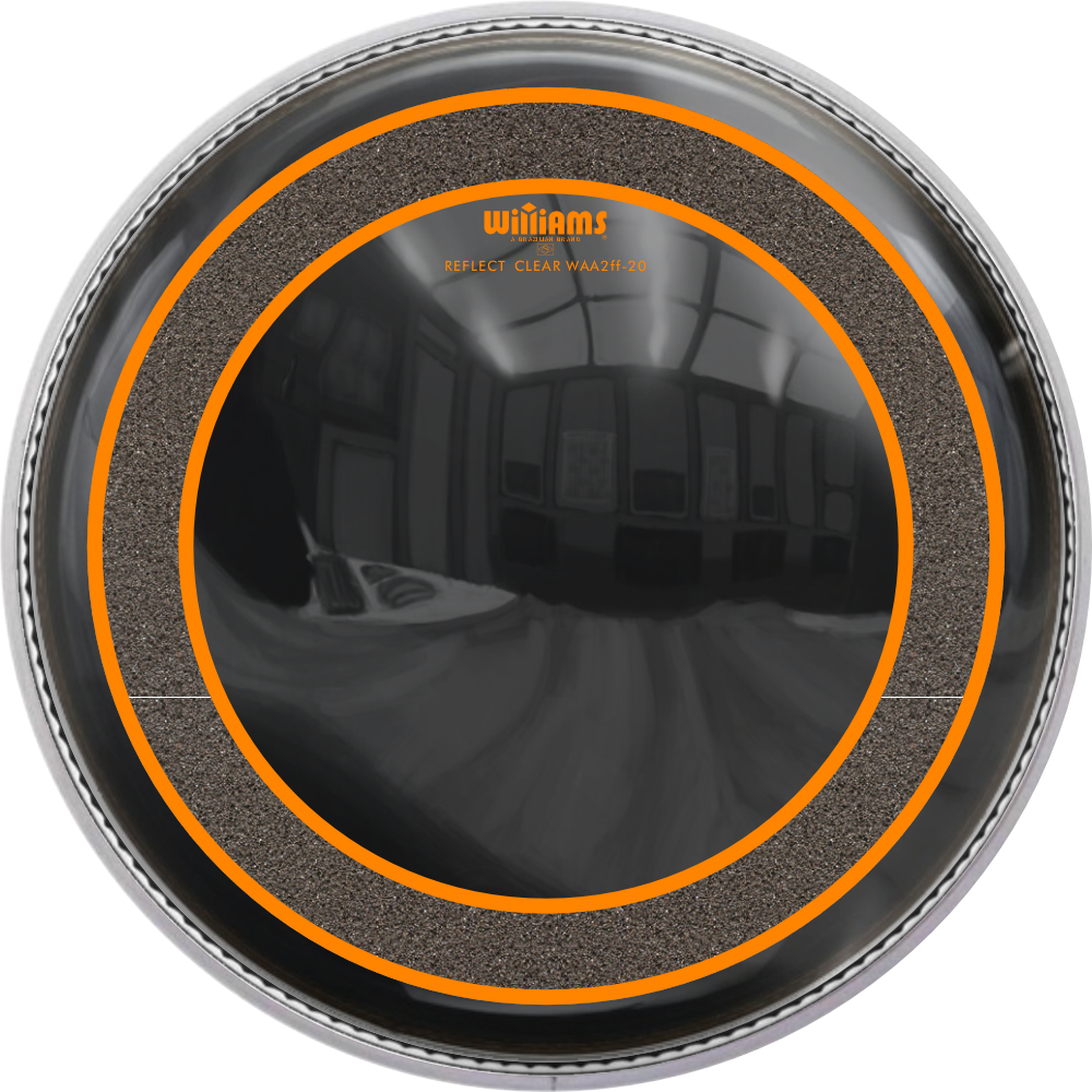 Williams WAA2FF-20BD Signature AA Double Ply Oil Reflect Muffle Series 20" BASS DRUM 