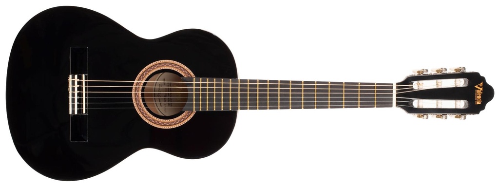 Valencia VC102BK Guitarra Tamaño 1/2 Mini Cadete Negro