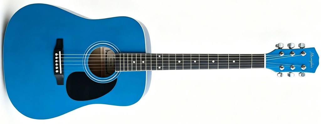Memphis FT904BL Guitarra Acústica Azul