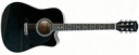 Memphis FTC904BK Cutaway Guitarra Acústica Negra