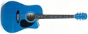 Memphis FTC904BL Cutaway Guitarra Acústica Azul