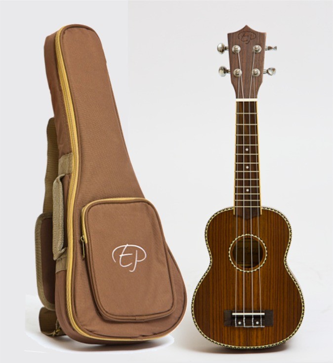 E. Palacios KURWS Ukelele Rosewood + Funda Acolchada