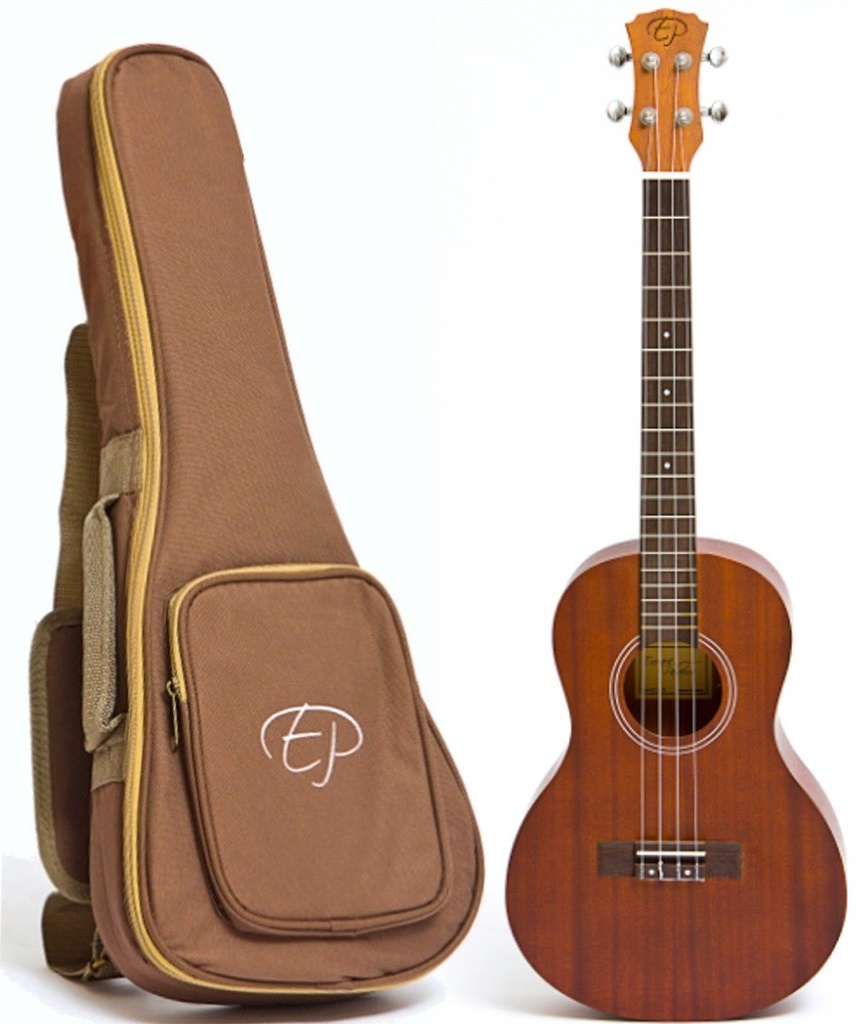 E. Palacios KU-B/B Ukelele Bajo Barítono Sapele + Funda Acolchada