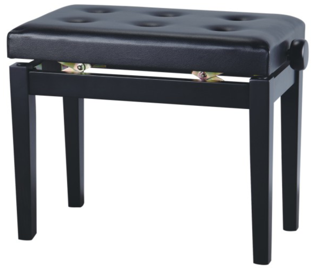 PROBENCH PB-09M-BS02 Banqueta Piano Regulable Negro Mate