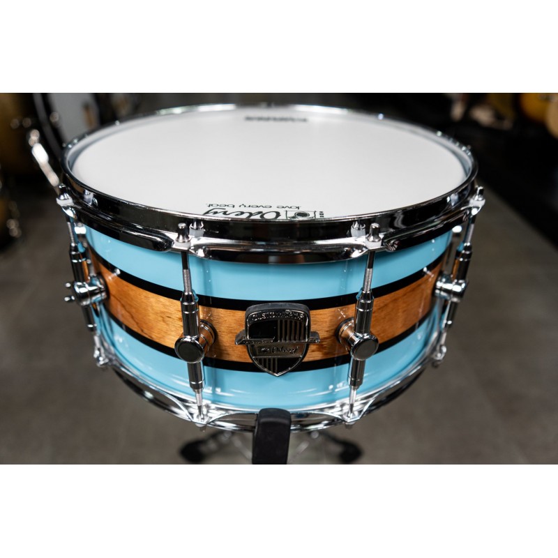Odery Custom Old Blue & Natural Black lines 14x6,5"