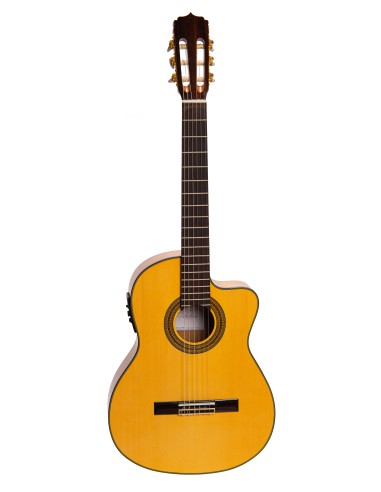 Enrique Palacios EP-300 CET Cutaway Estrecha Guitarra Flamenca Electrificada