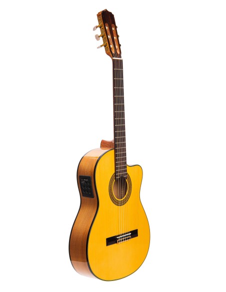 Enrique Palacios EP-300 CEQ Cutaway Guitarra Flamenca Electrificada