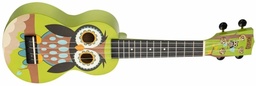 [MA1WL] Mahalo MA1WL Art Series Owl con funda Ukelele Soprano