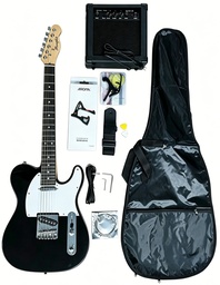 [103-YSKG03PACKBK] Memphis YSKG03BK Telecaster Negra Pack Guitarra Eléctrica