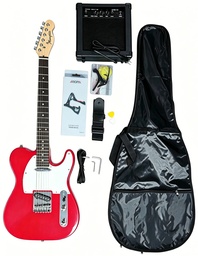 [103-YSKG03PACKRD] Memphis YSKG03RD Telecaster Roja Pack Guitarra Eléctrica